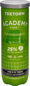 Academy Stage 1 Green 3-tube tennisballen