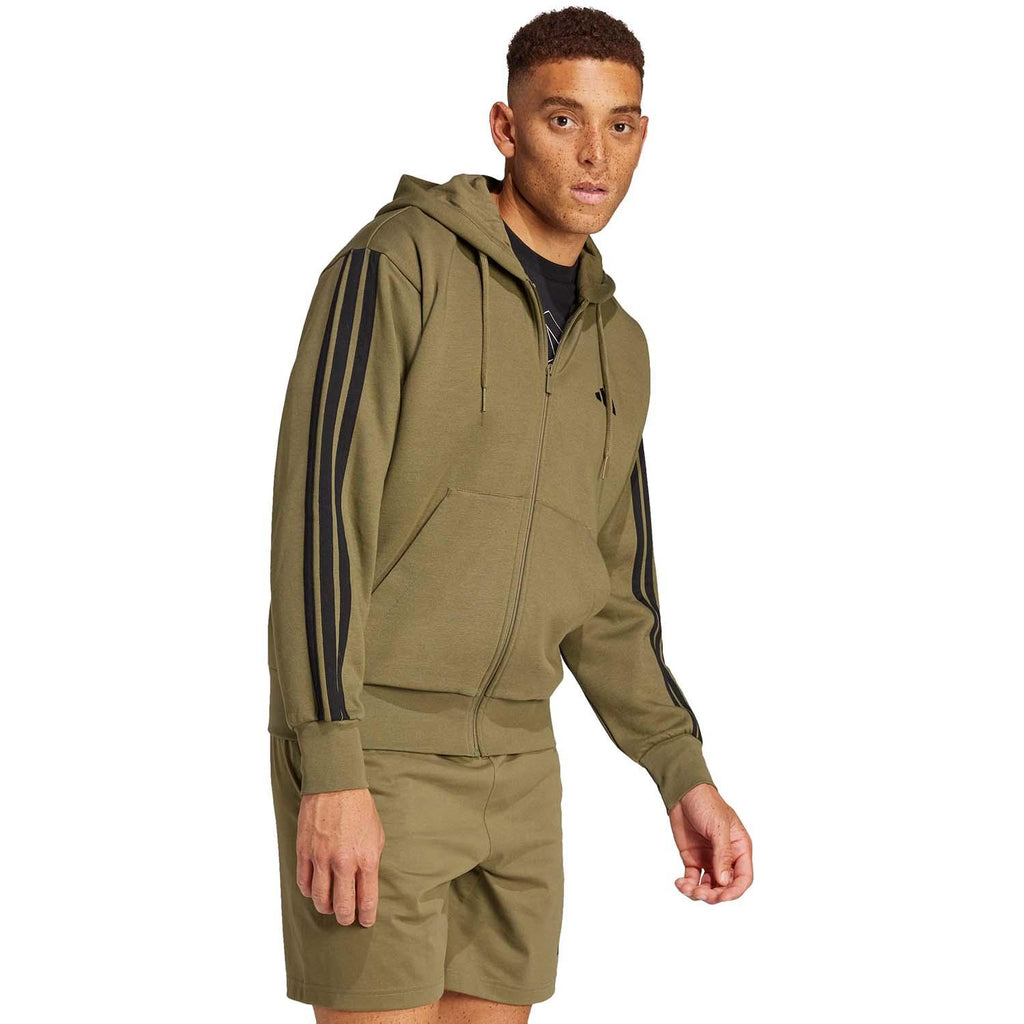 Essentials 3-Stripes Fleece hoodie