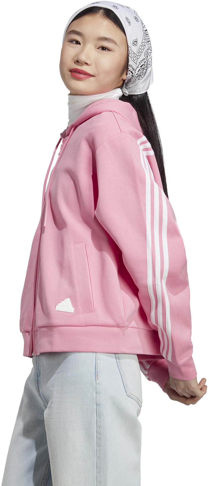 Fleece 3-Stripes Full Zip hoodie