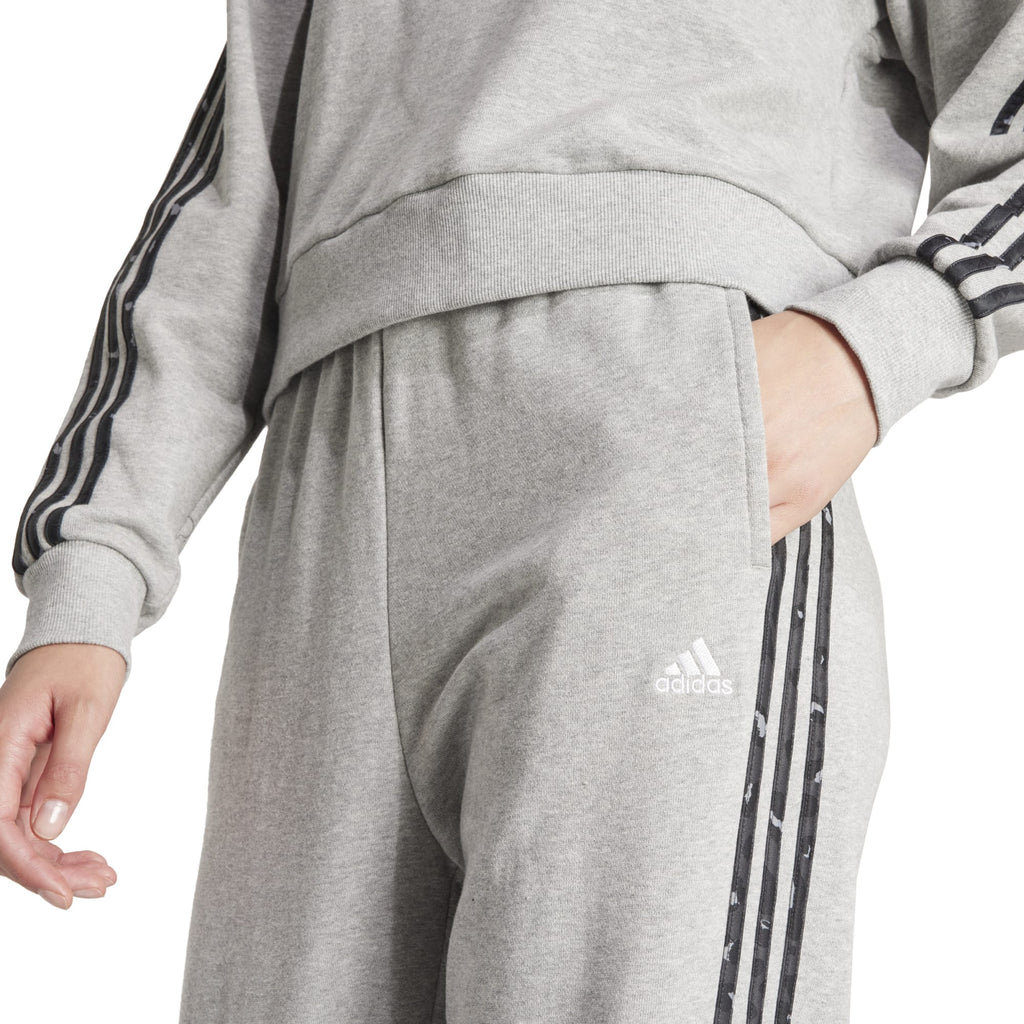 Essentials 3-Stripes Animal-Print 7/8 broek