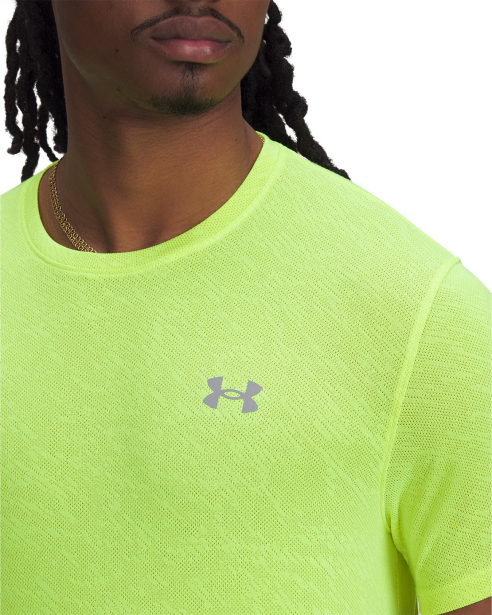 T-SHIRT UA LAUNCH CAMO NERO