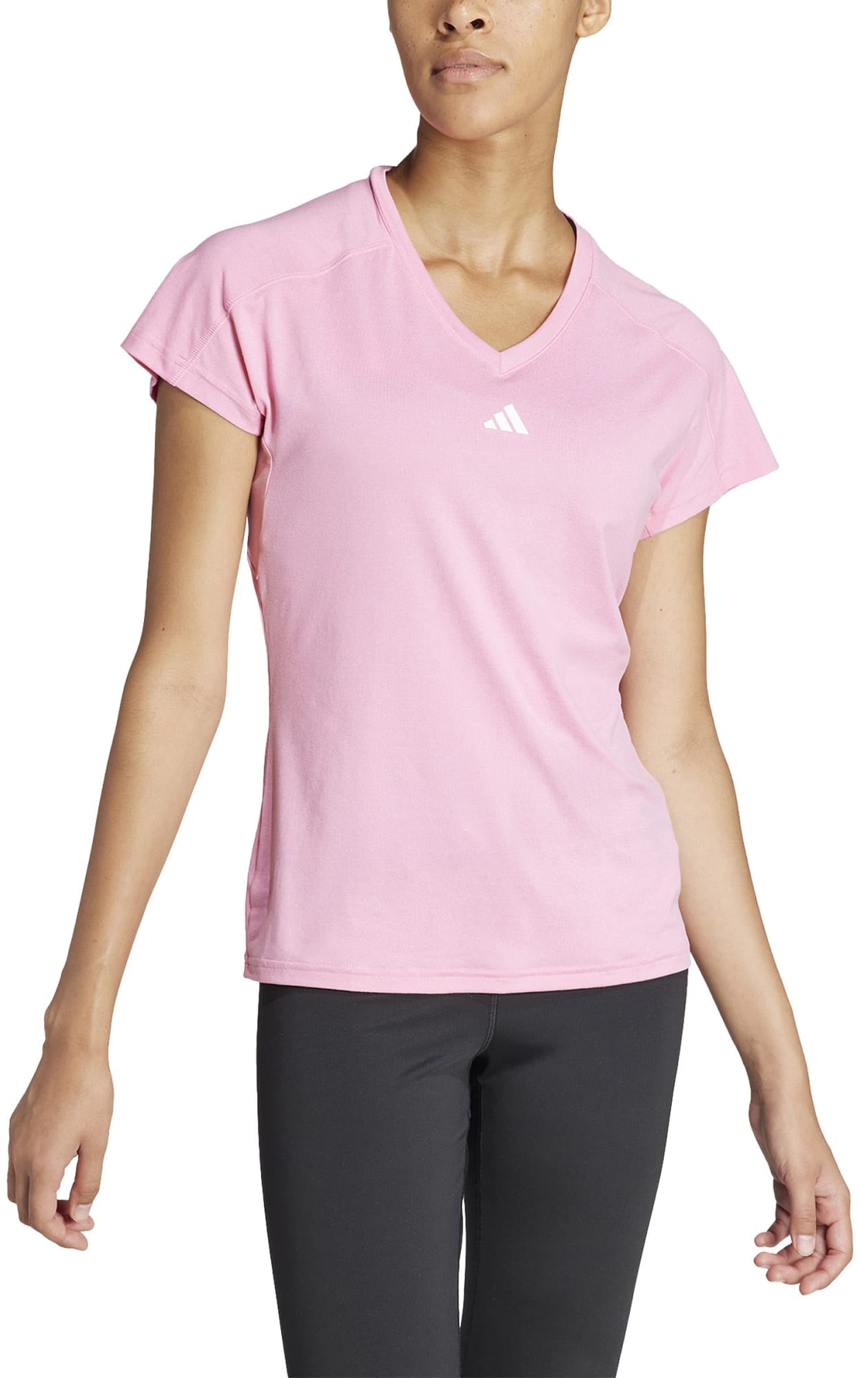 AEROREADY Train Essentials Minimal Branding V-hals shirt