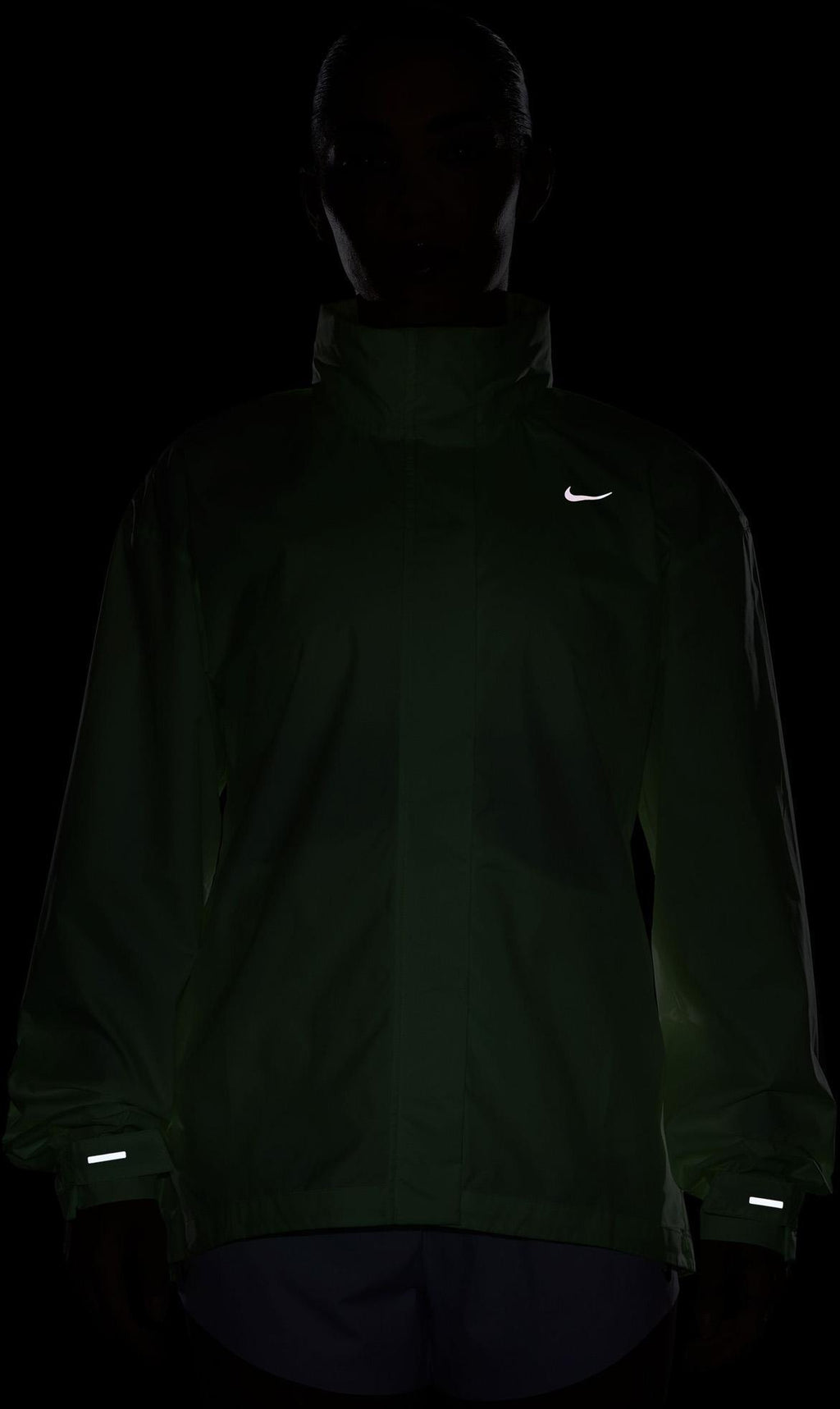 W NK FAST REPEL JACKET, BLACK/BLACK/REFLECTIVE SILV, 2XL