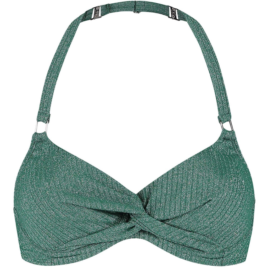 green glitter  Bikinitop