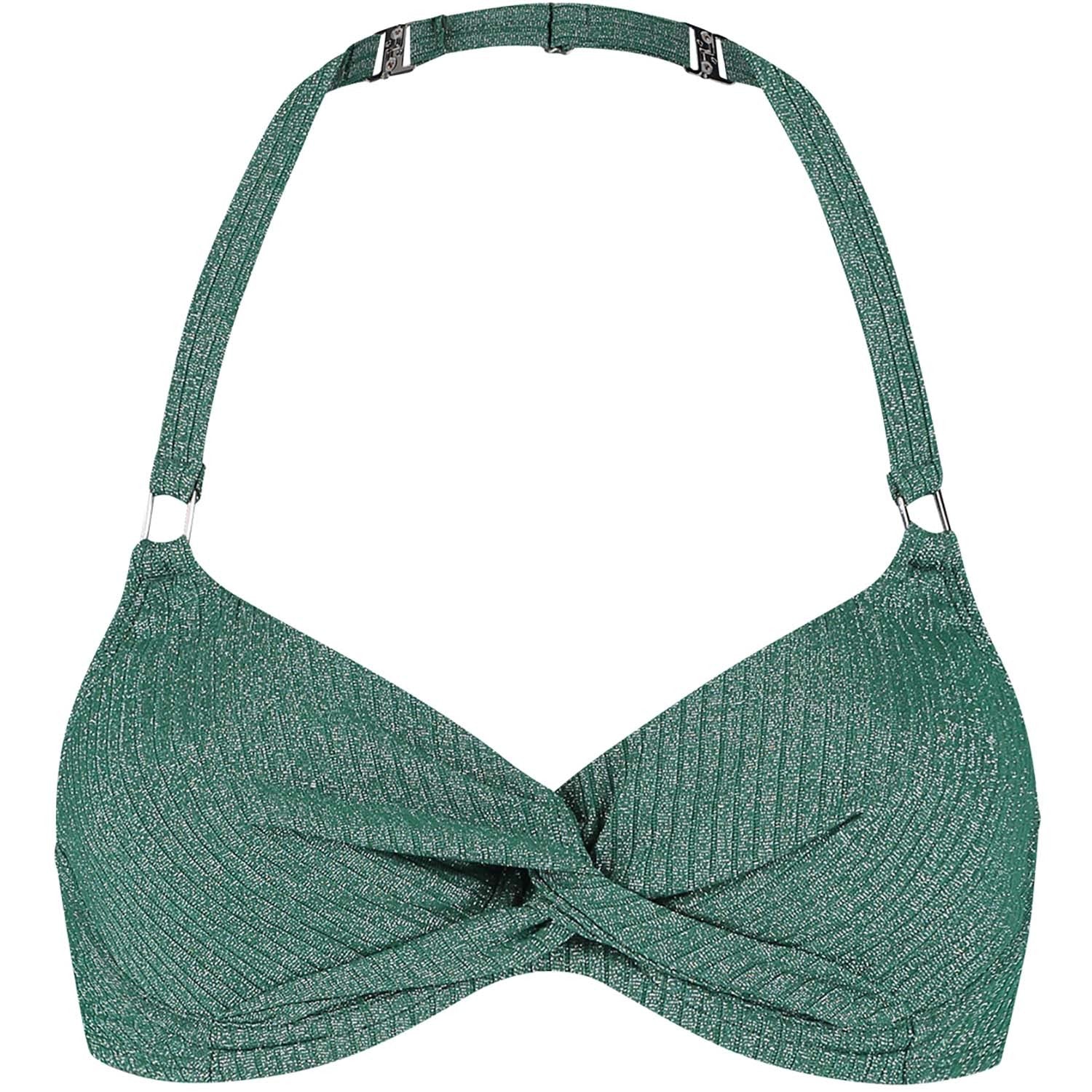 green glitter  Bikinitop
