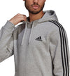 Essentials Fleece Cut 3-Stripes Hoodie