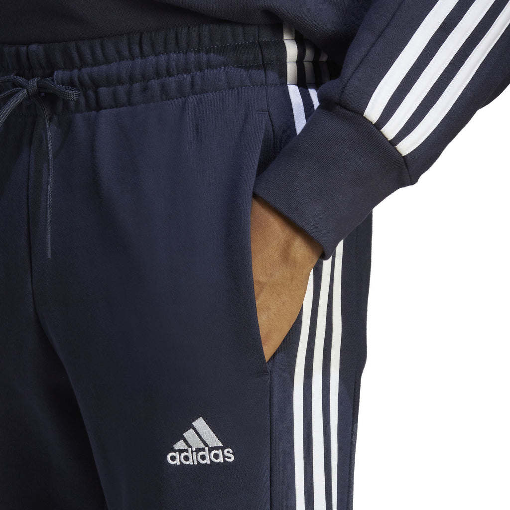 Essentials French Terry Tapered Cuff 3-Stripes broek