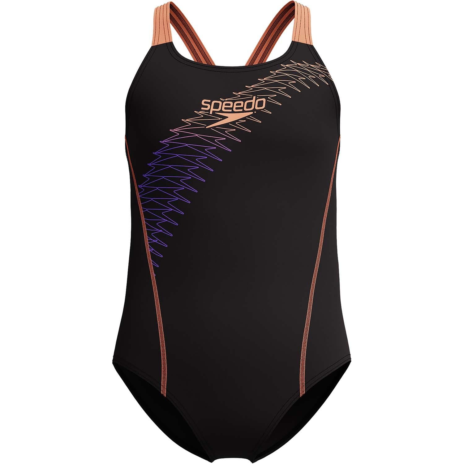 eco medley logo medalist bla/ora badpak
