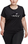 Glam On Badge of Sport Logo T-shirt (Grote Maat)