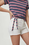 Striped Knotted  shirt