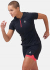 T-shirt Crew Neck S/s 1/2 Zip Axalp Trai