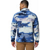 helvetia printed half snap fleece vest
