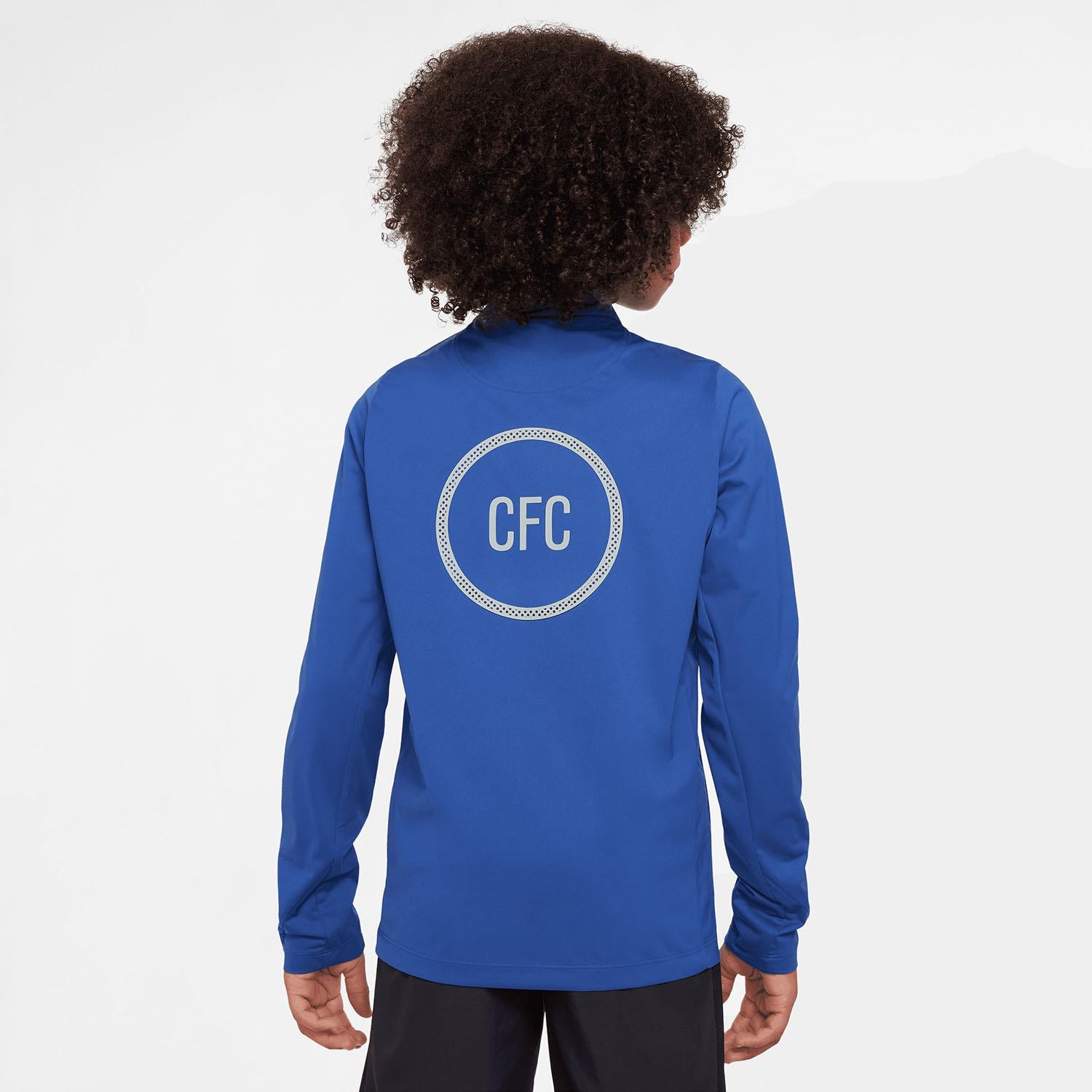 Chelsea FC Strike Third Big Kids' Dri-FIT Total 90 Soccer Knit Drill Top