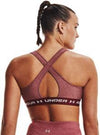 UA Crossback Mid Heather Bra