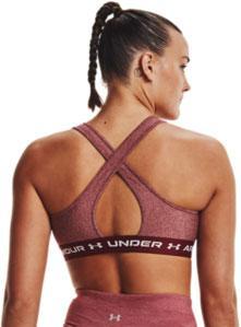 UA Crossback Mid Heather Bra