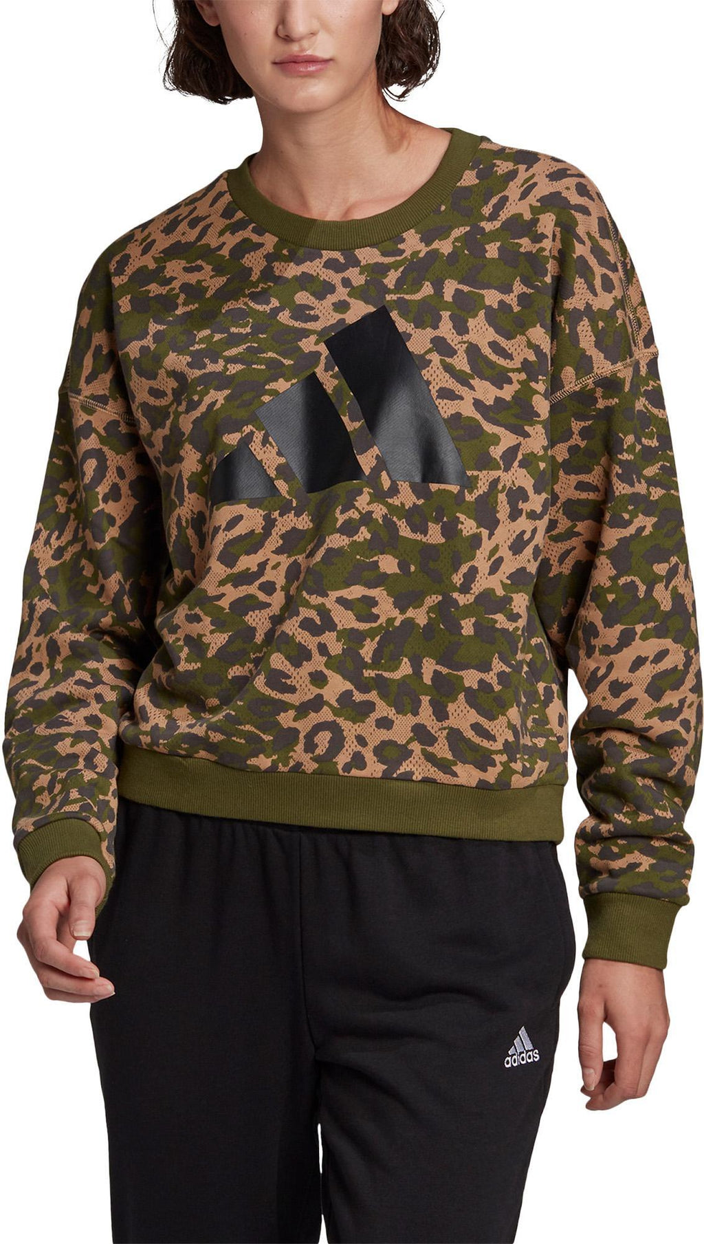 Sportswear Leopard-Print Sweatshirt