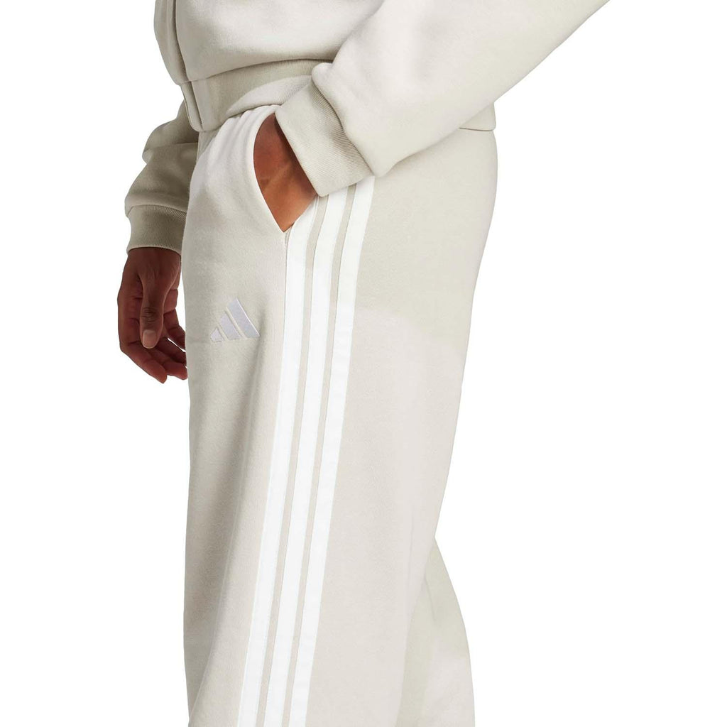 Essentials 3-Stripes Open-Hem French Terry Broek