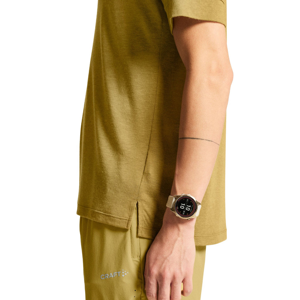 Wool Short Sleeve Tee T-shirt