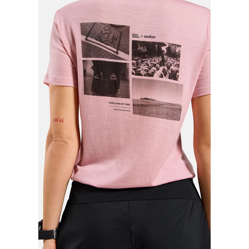 Outdoor T-shirt Crew Neck Short sleeve Merino 160 Postcards