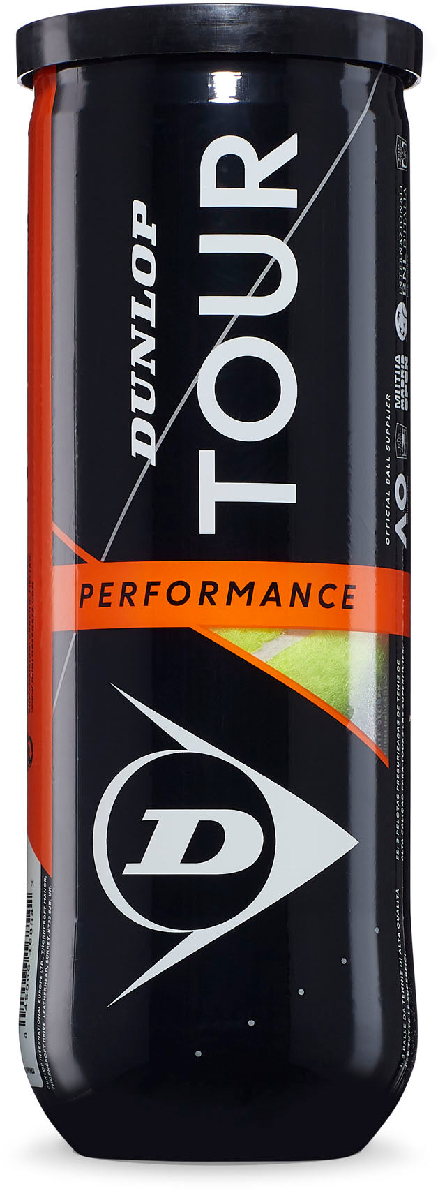 Tour Performance 3-bal tube tennisballen