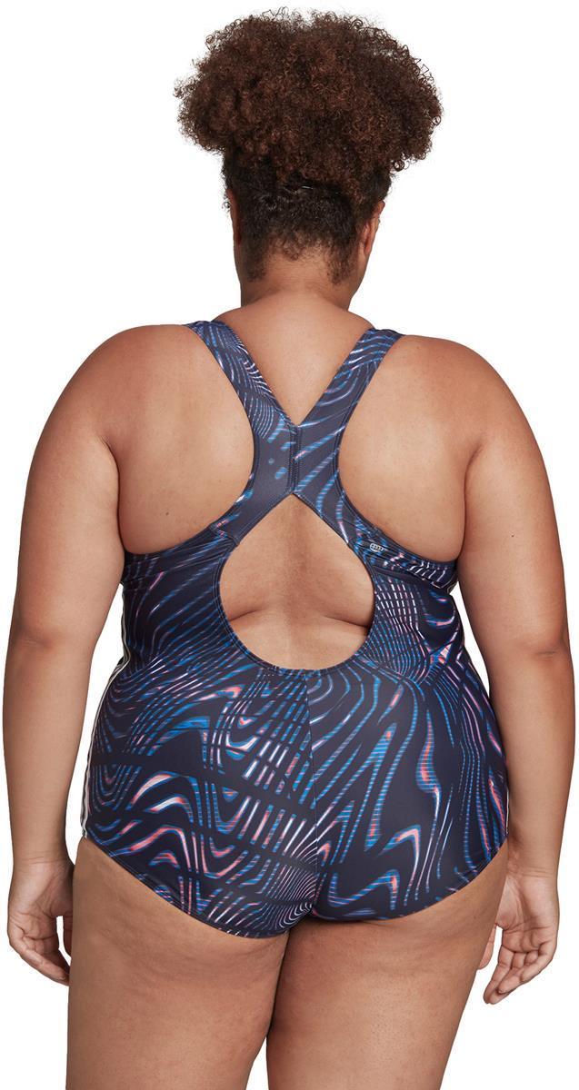 Souleaf Graphic 3-Stripes badpak (Grote Maat)