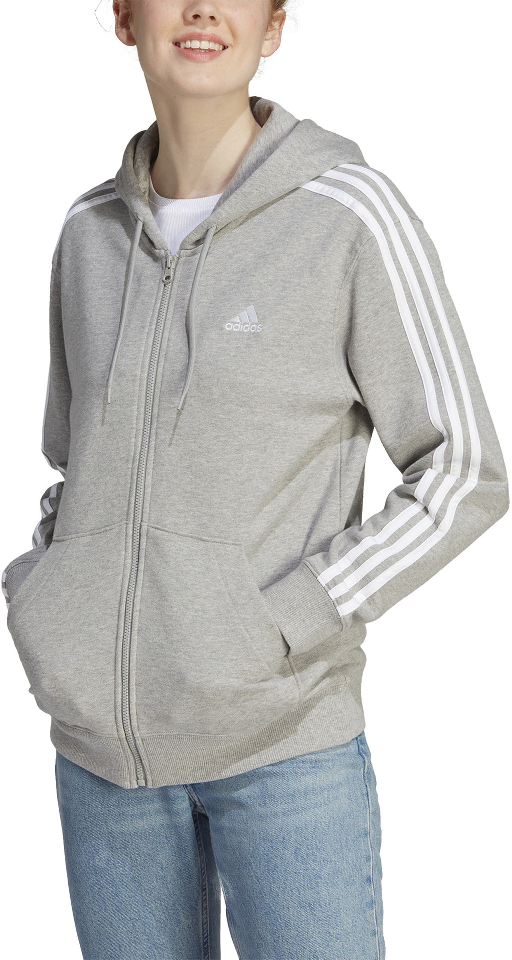 Essentials 3-Stripes French Terry ritshoodie
