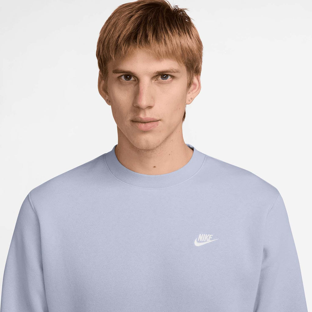 club men's brushed fleece crew