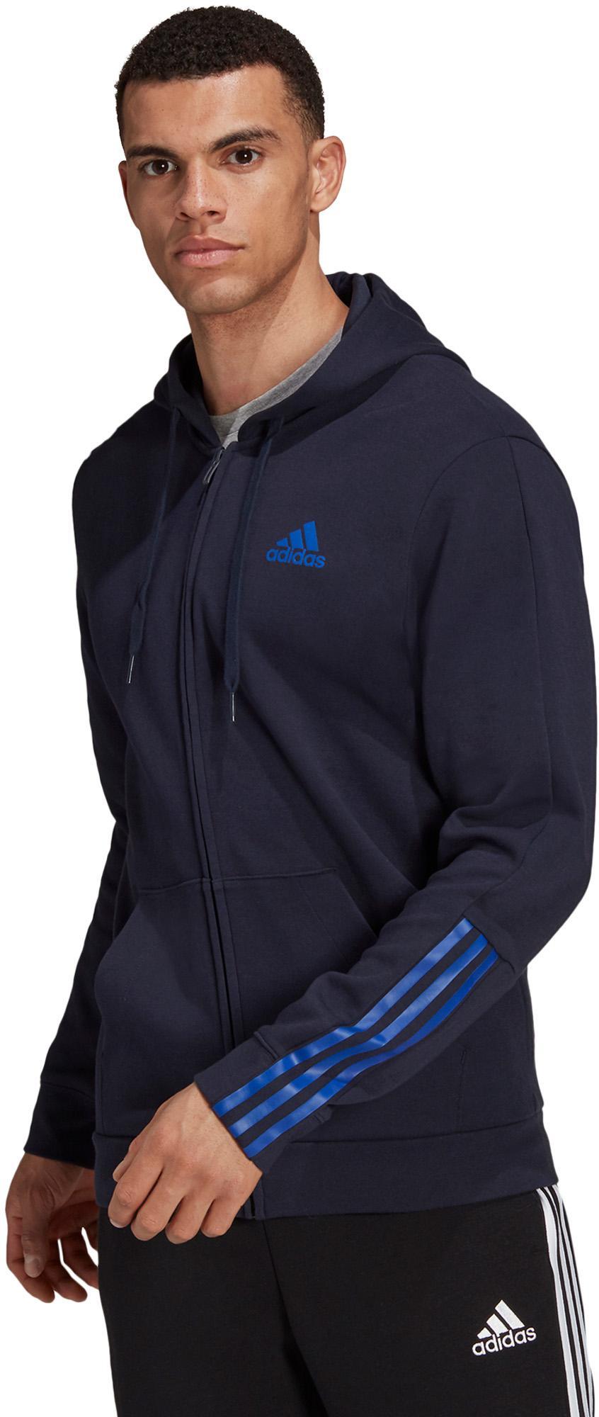 Essentials Doubleknit Cut 3-Stripes Ritshoodie