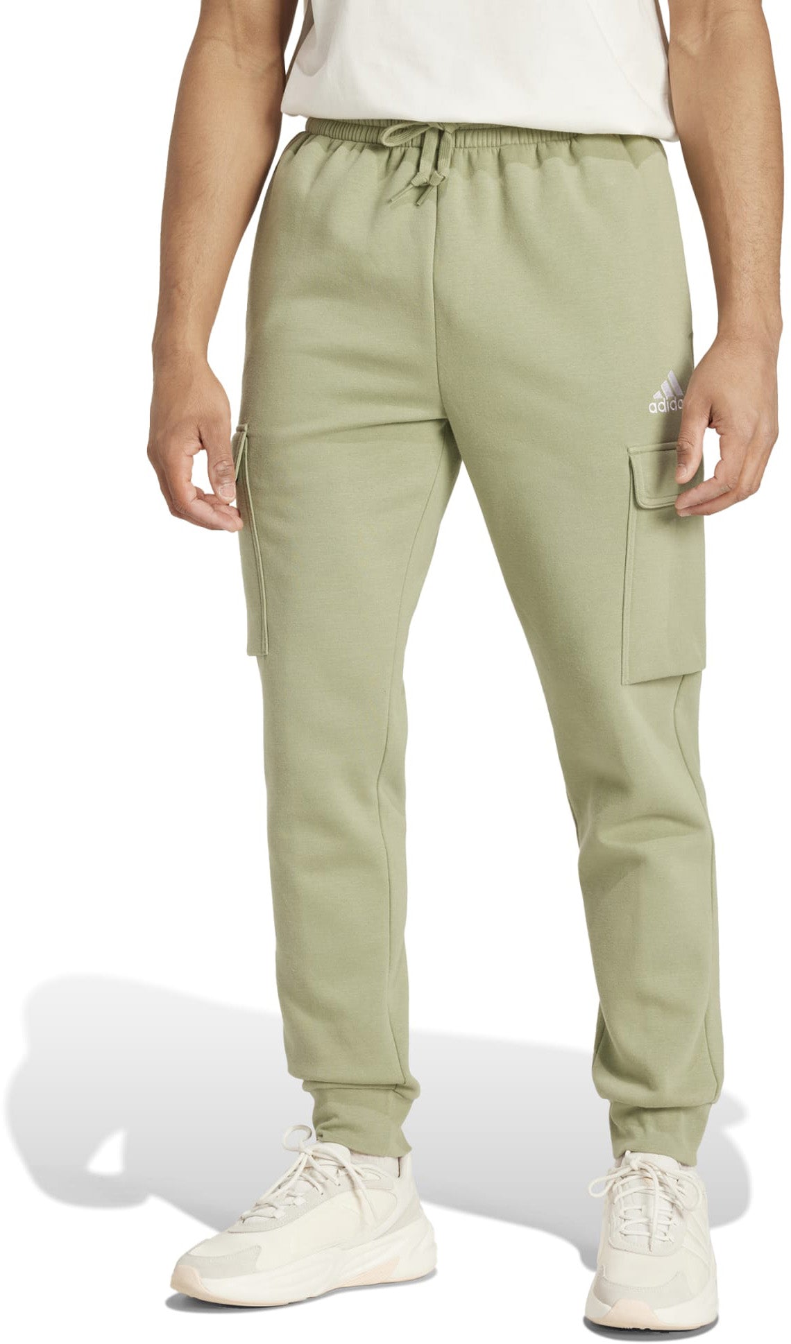 Essentials Fleece Regular Tapered Cargo broek