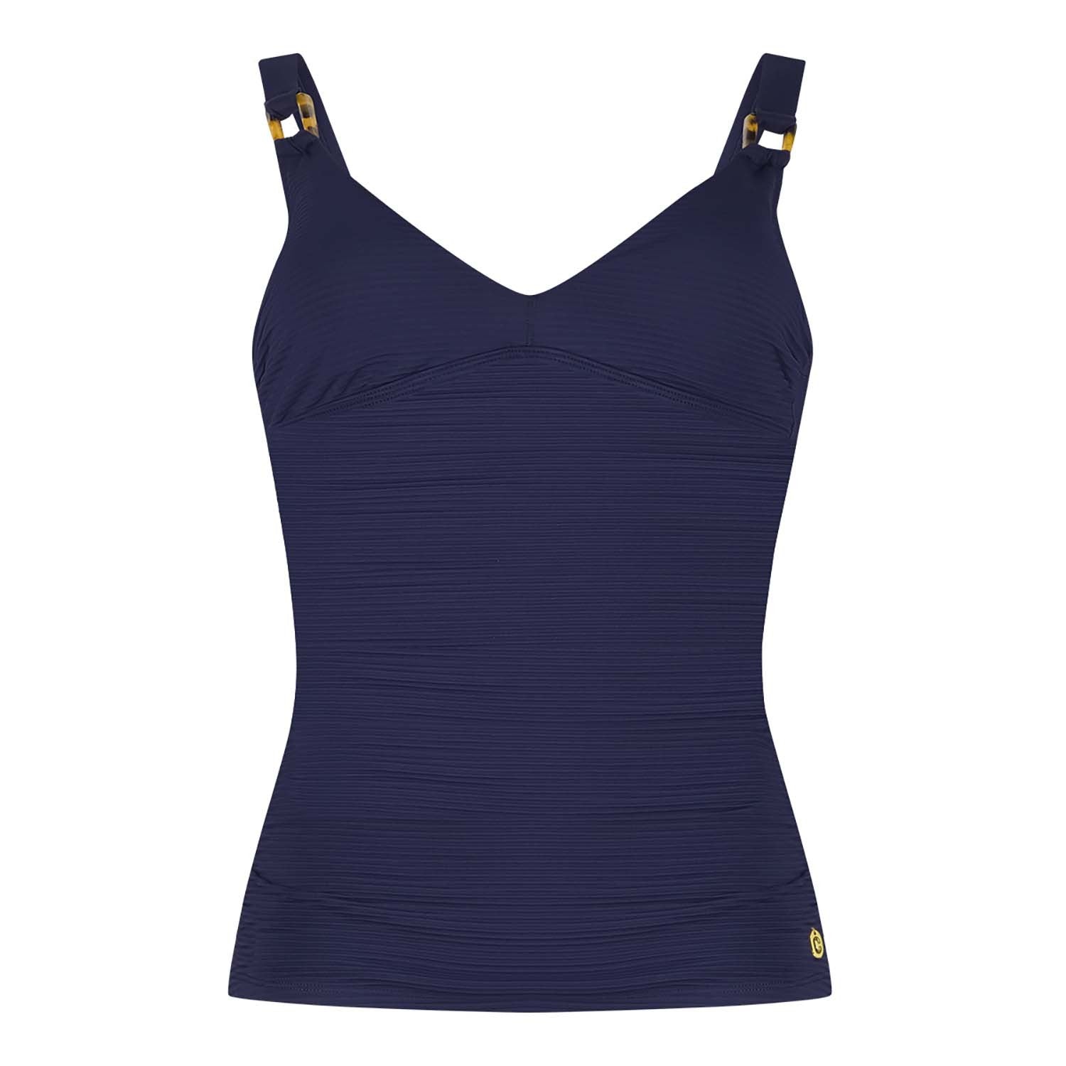tankini top v-neck padded