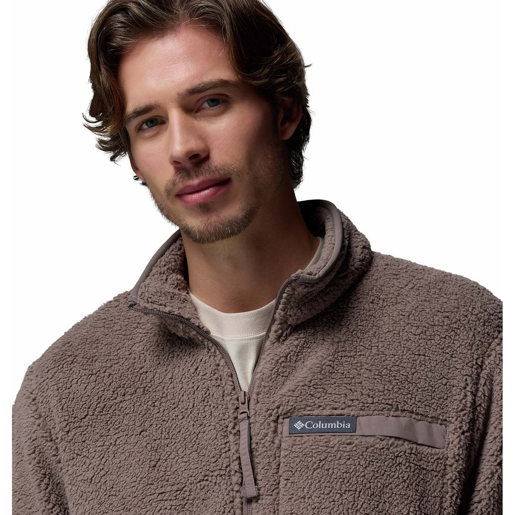rugged ridge high pile half zip vest