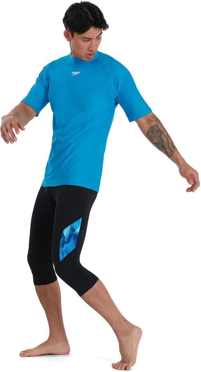 Eco M Short Sleeve Swim Tee Bla