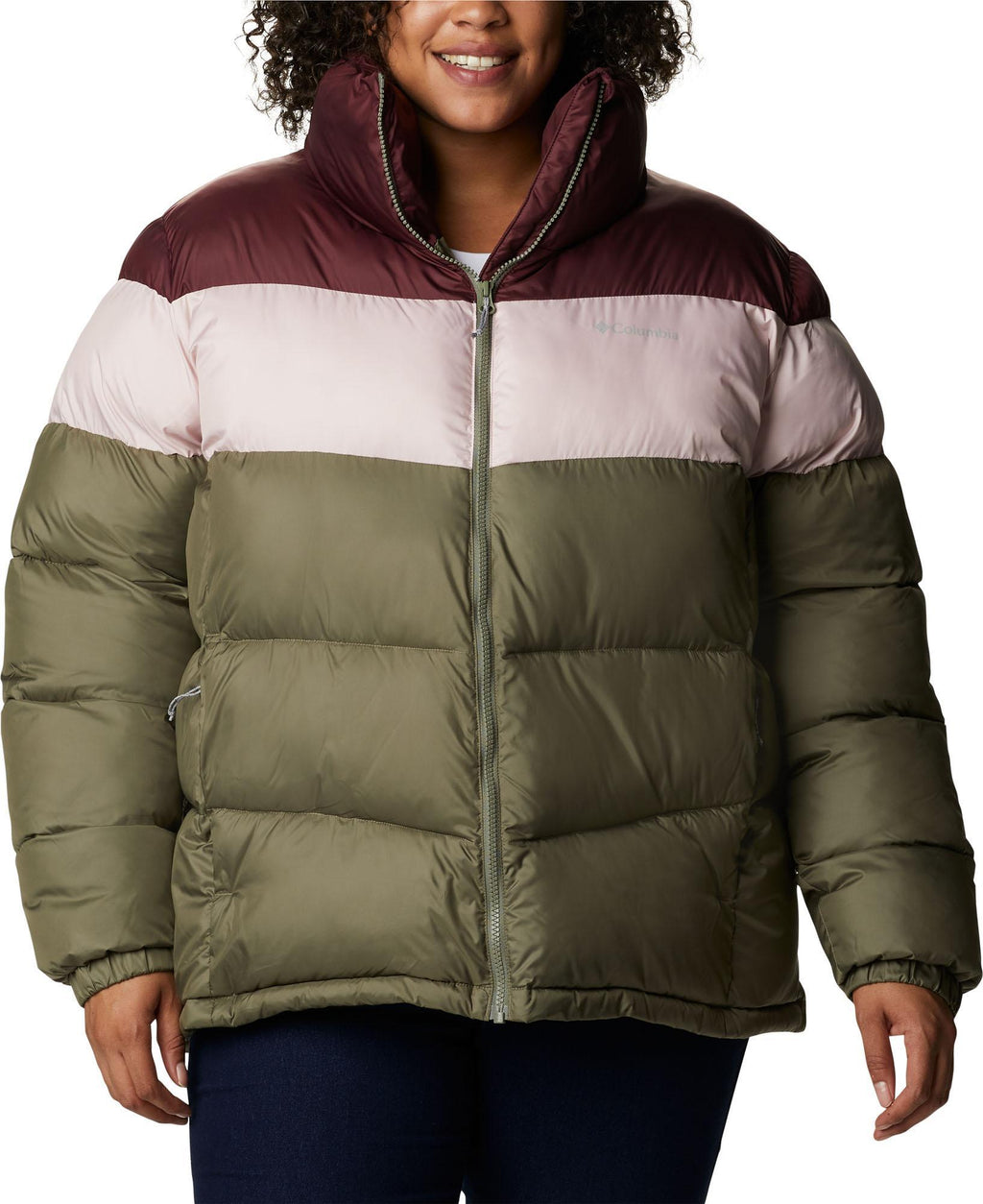 puffect color blocked jacket