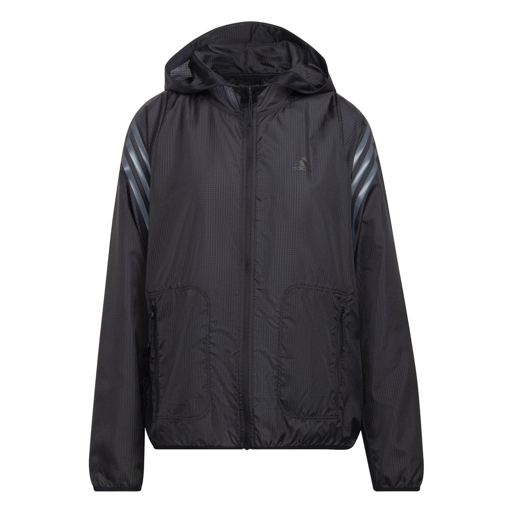 Run Icons 3-Stripes Hooded Running Windjack