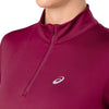 silver ls 1/2 zip winter top