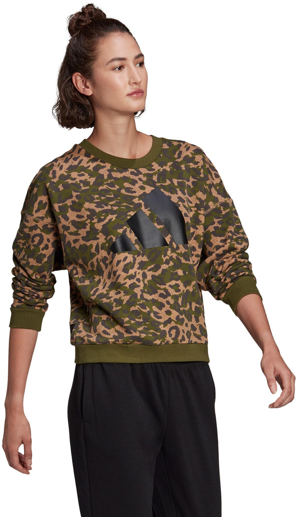 Sportswear Leopard-Print Sweatshirt