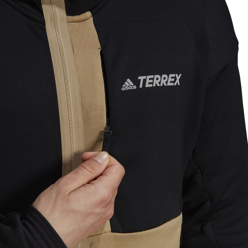 Terrex Tech Flooce Hooded Hiking Fleece Jack