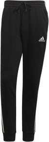 Essentials Fleece Tapered Cuff 3-Stripes broek