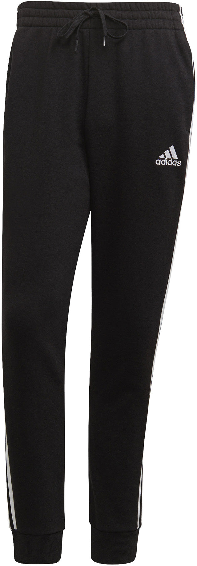 Essentials Fleece Tapered Cuff 3-Stripes broek