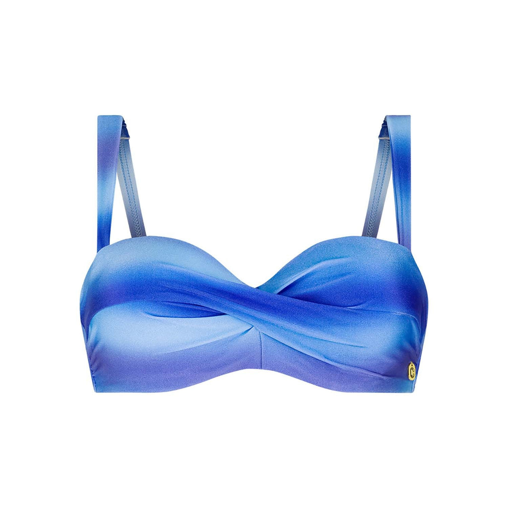bikini top twisted padded wired