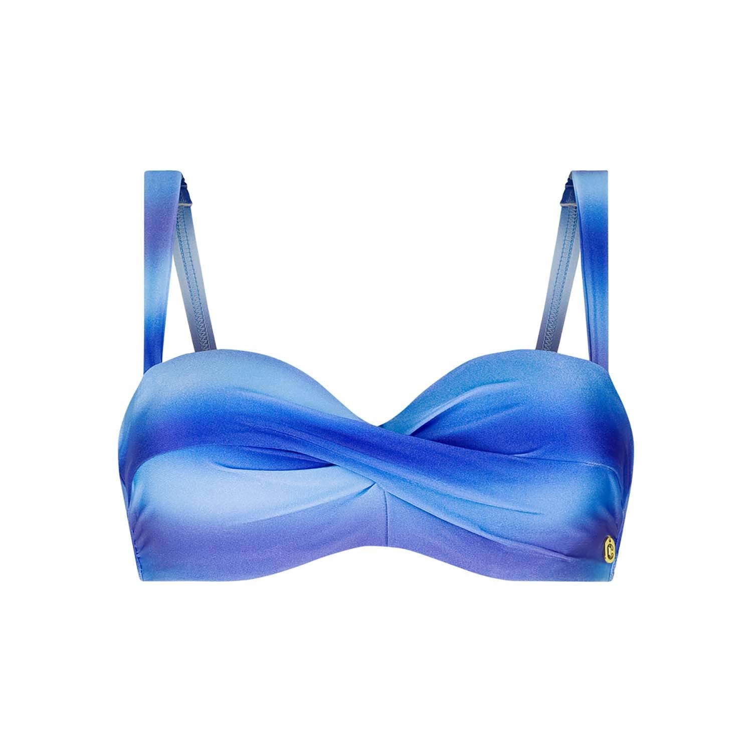 bikini top twisted padded wired