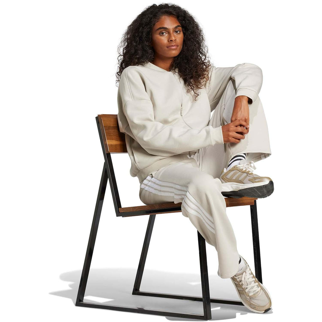 Essentials 3-Stripes Open-Hem French Terry Broek
