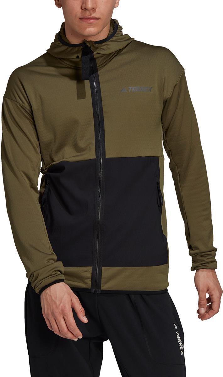 Terrex Tech Fleece Lite Hiking capuchonjack