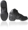Dance sneaker, leather, split sole, high top