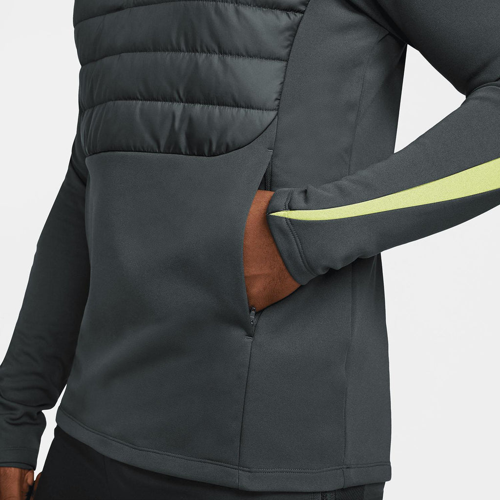 Academy Winter Warrior Therma-FIT voetbaltop met halflange rits voor heren