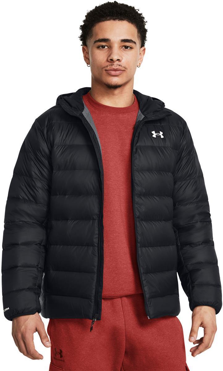 legend down hooded jacket-blk