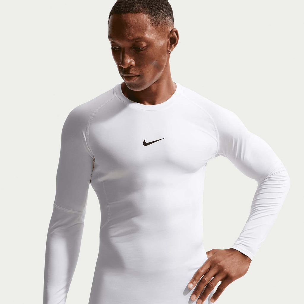 pro dri-fit men's strakke fitnesstop met lange mouwen