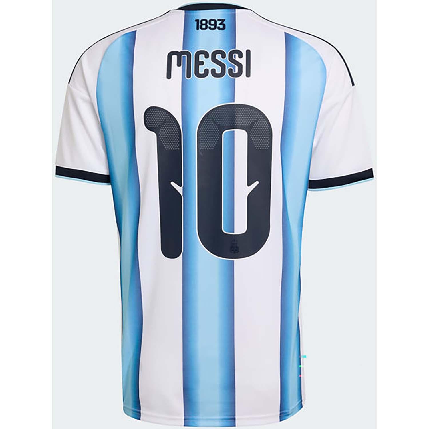 Argentinië 26 Messi Thuisshirt
