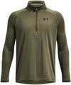 UA Boys Tech 2.0 Half Zip Top Green