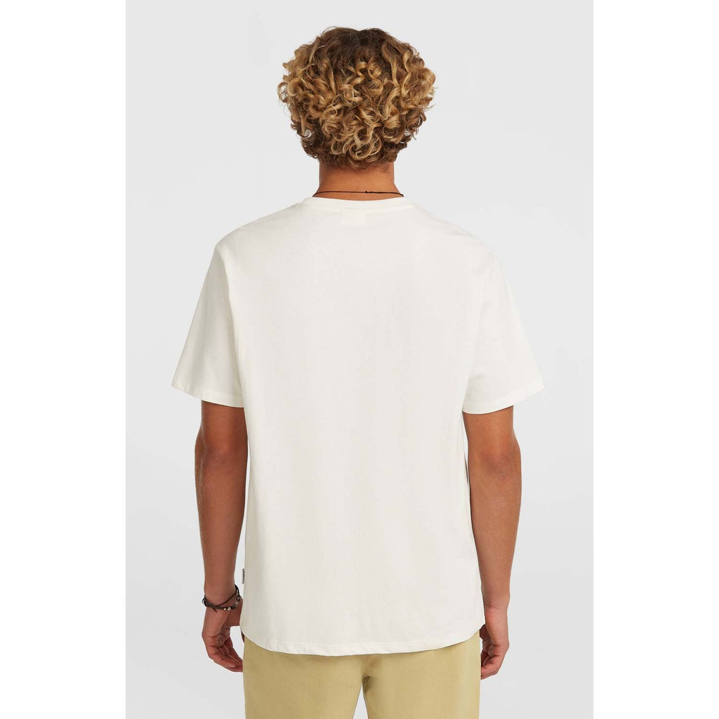 Melange Front Print T-shirt strand